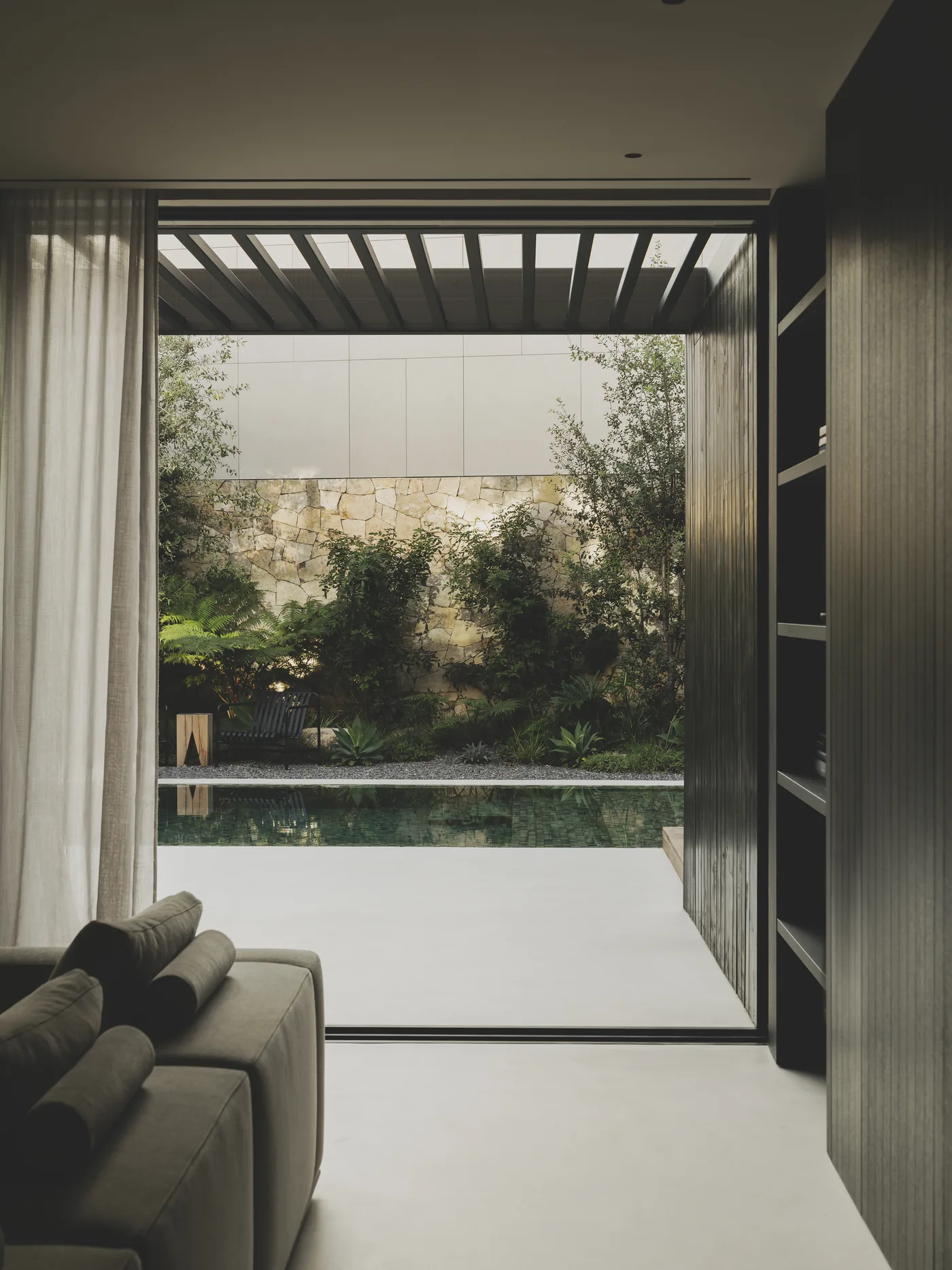 Villa de lujo — Jardín interior